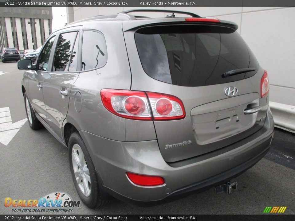 2012 Hyundai Santa Fe Limited V6 AWD Mineral Gray / Cocoa Black Photo #3