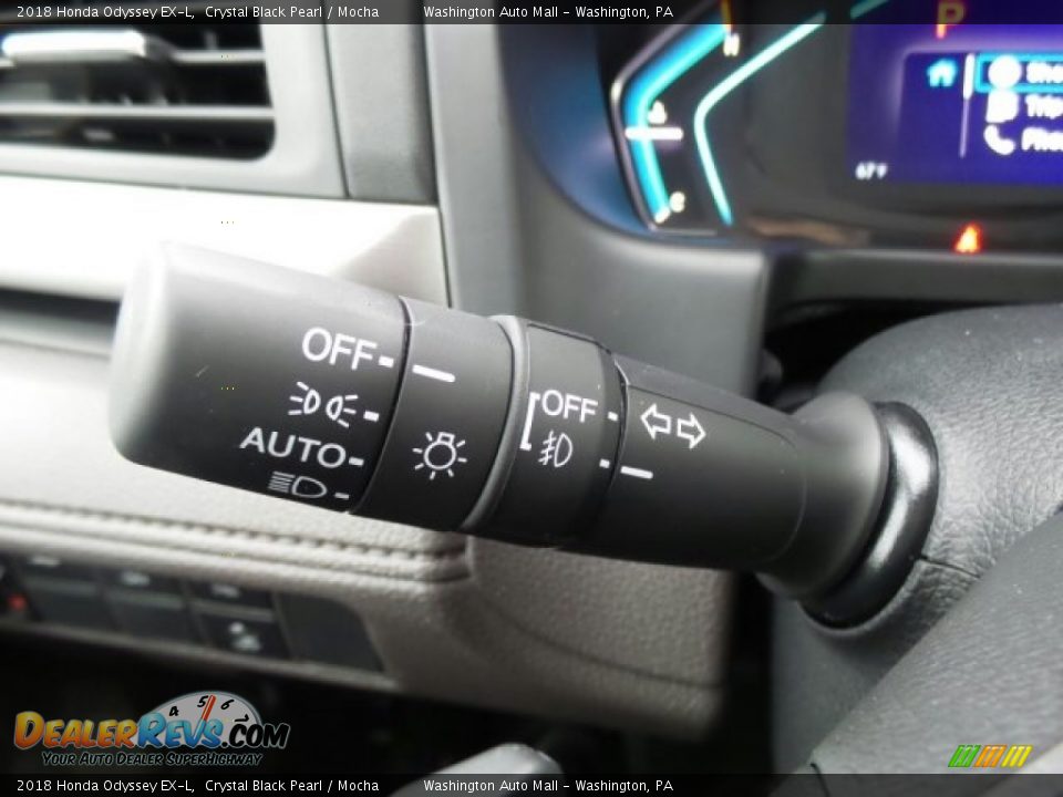 2018 Honda Odyssey EX-L Crystal Black Pearl / Mocha Photo #20
