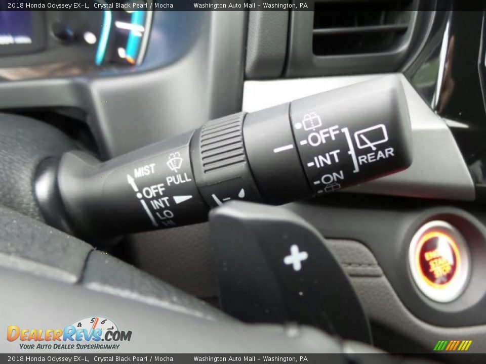 2018 Honda Odyssey EX-L Crystal Black Pearl / Mocha Photo #22