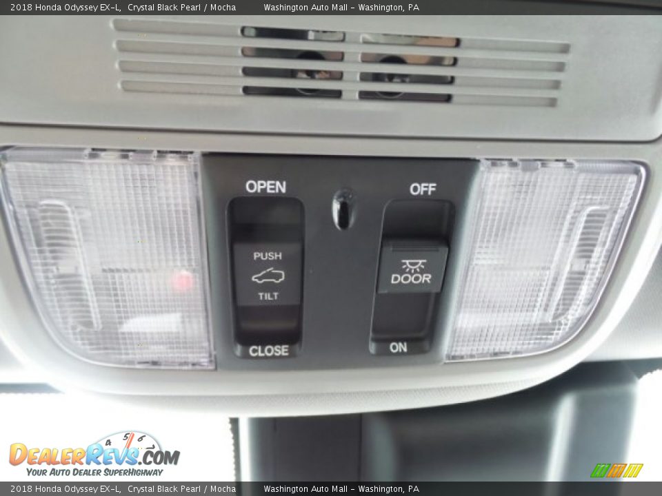 2018 Honda Odyssey EX-L Crystal Black Pearl / Mocha Photo #29