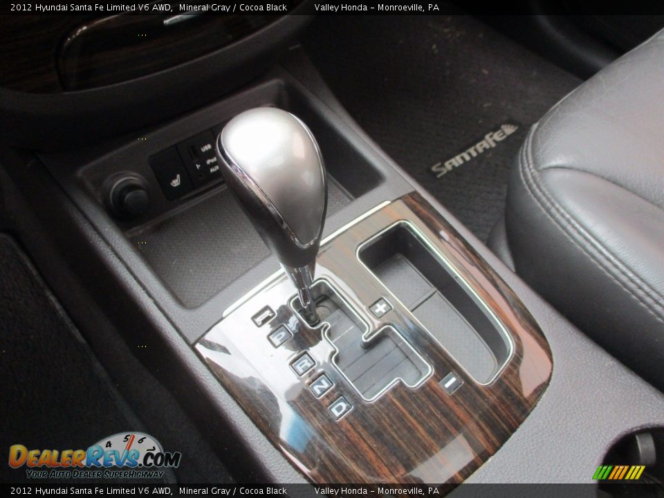 2012 Hyundai Santa Fe Limited V6 AWD Mineral Gray / Cocoa Black Photo #16