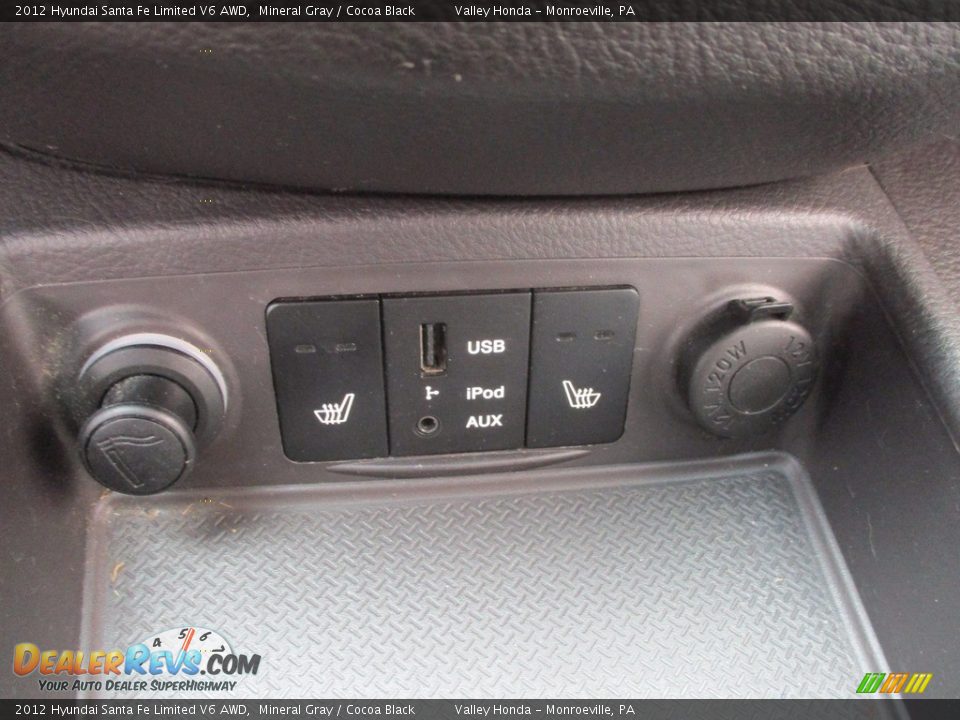 2012 Hyundai Santa Fe Limited V6 AWD Mineral Gray / Cocoa Black Photo #18