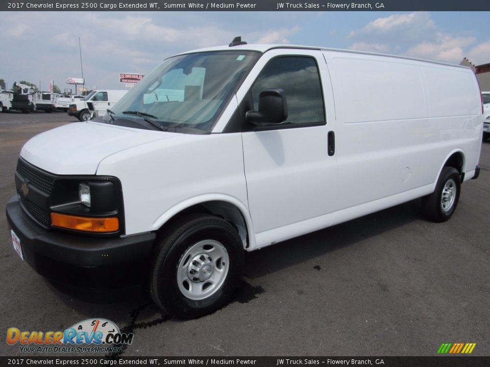 2017 Chevrolet Express 2500 Cargo Extended WT Summit White / Medium Pewter Photo #1