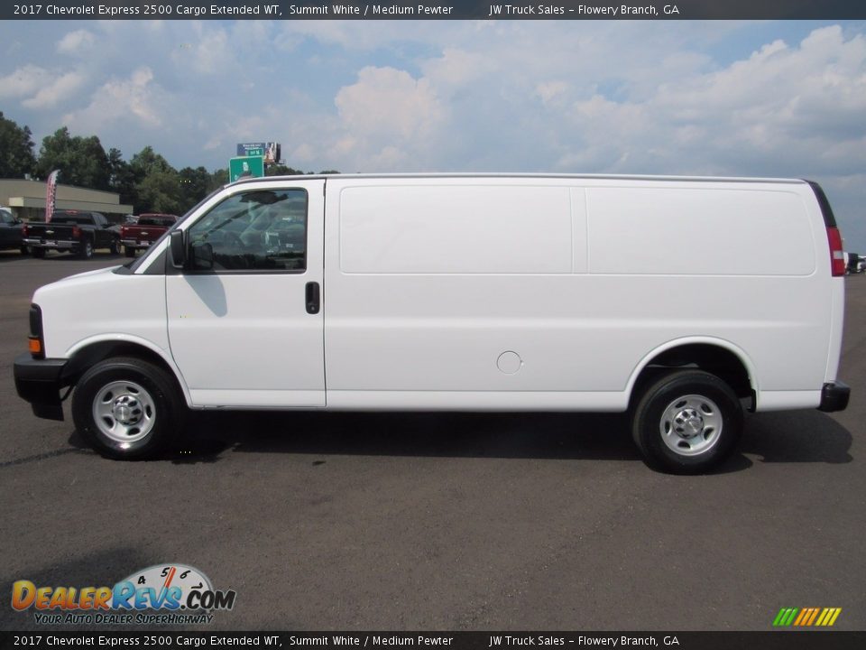2017 Chevrolet Express 2500 Cargo Extended WT Summit White / Medium Pewter Photo #2