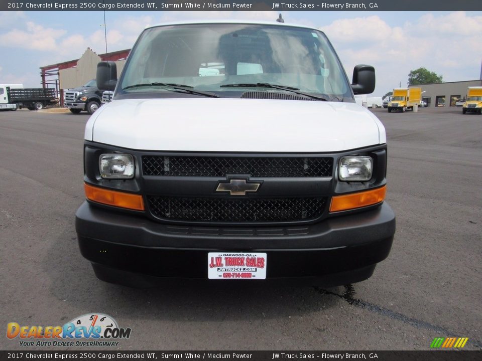 2017 Chevrolet Express 2500 Cargo Extended WT Summit White / Medium Pewter Photo #3