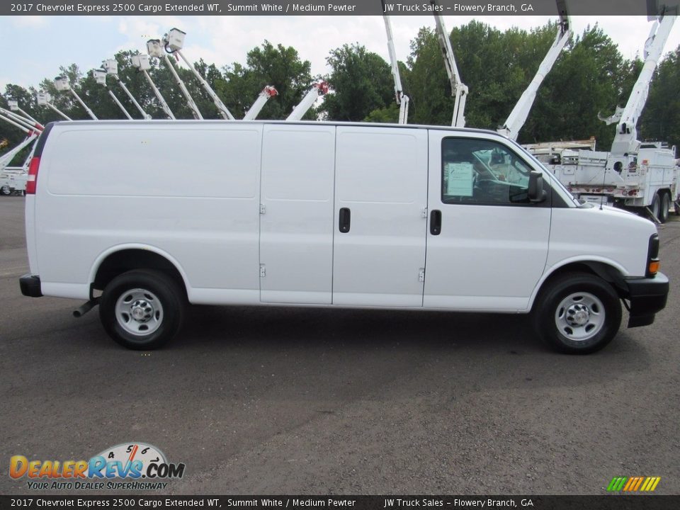 2017 Chevrolet Express 2500 Cargo Extended WT Summit White / Medium Pewter Photo #5