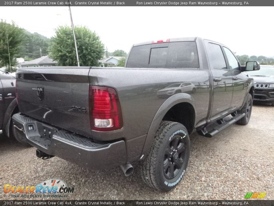 2017 Ram 2500 Laramie Crew Cab 4x4 Granite Crystal Metallic / Black Photo #4
