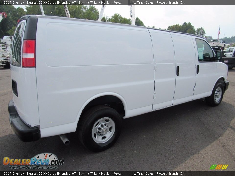 2017 Chevrolet Express 2500 Cargo Extended WT Summit White / Medium Pewter Photo #6