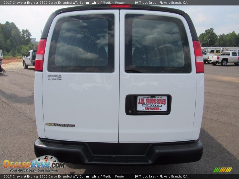 2017 Chevrolet Express 2500 Cargo Extended WT Summit White / Medium Pewter Photo #7