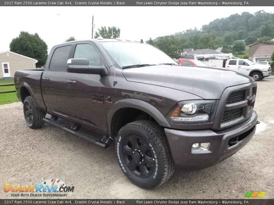 2017 Ram 2500 Laramie Crew Cab 4x4 Granite Crystal Metallic / Black Photo #6