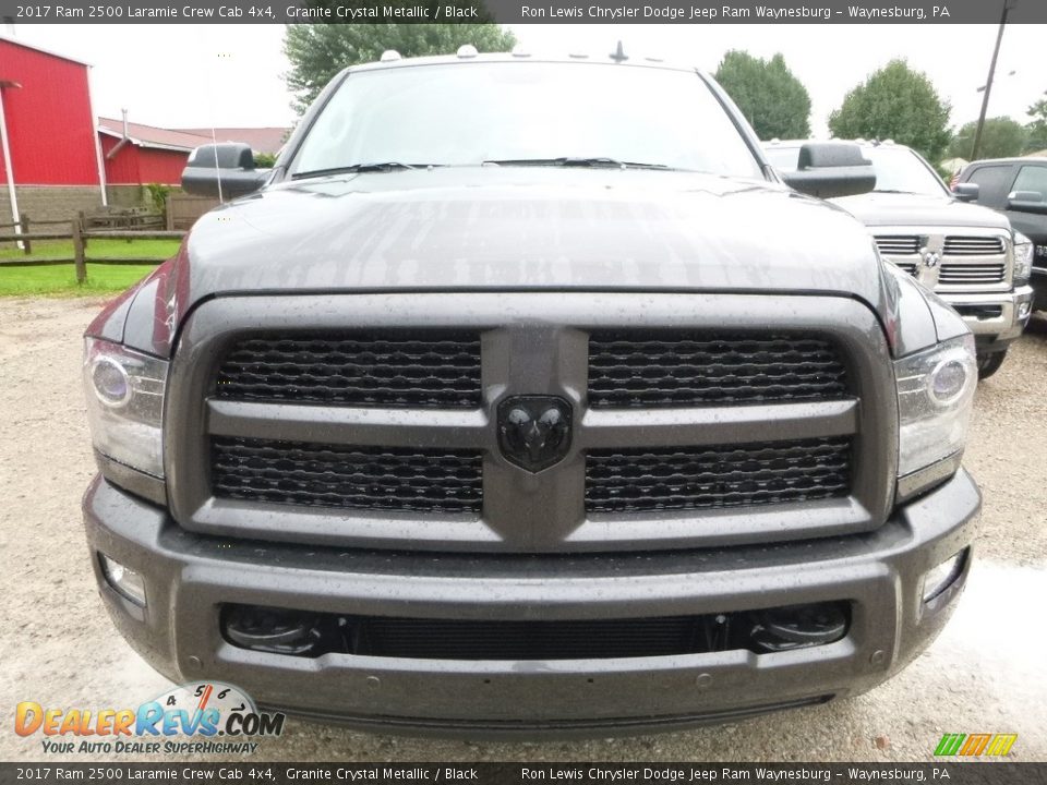 2017 Ram 2500 Laramie Crew Cab 4x4 Granite Crystal Metallic / Black Photo #7