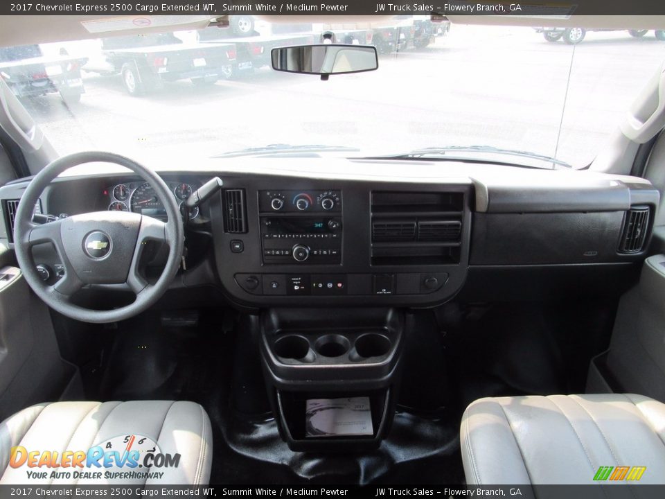 2017 Chevrolet Express 2500 Cargo Extended WT Summit White / Medium Pewter Photo #9