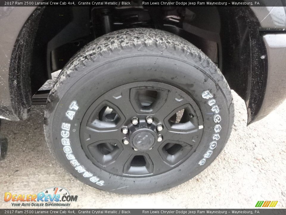 2017 Ram 2500 Laramie Crew Cab 4x4 Granite Crystal Metallic / Black Photo #8
