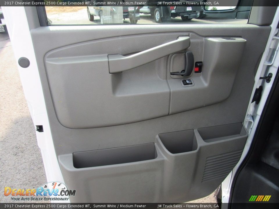 2017 Chevrolet Express 2500 Cargo Extended WT Summit White / Medium Pewter Photo #10
