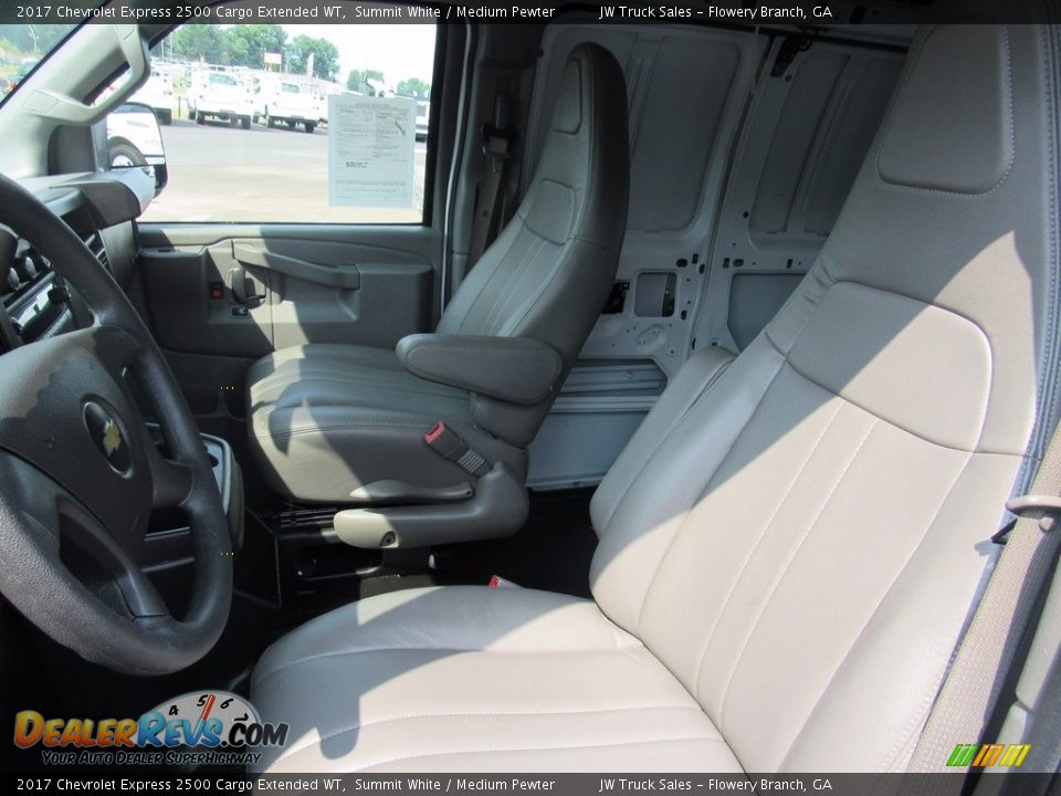 2017 Chevrolet Express 2500 Cargo Extended WT Summit White / Medium Pewter Photo #11