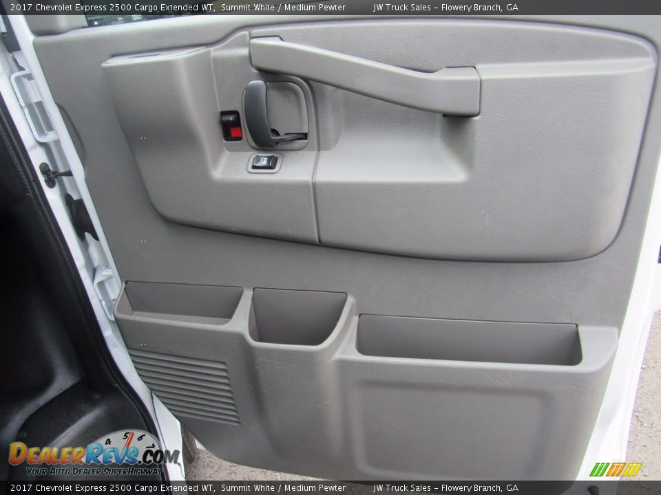 2017 Chevrolet Express 2500 Cargo Extended WT Summit White / Medium Pewter Photo #16