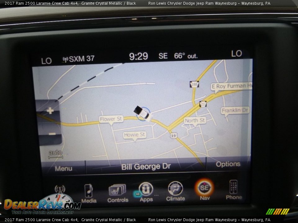 2017 Ram 2500 Laramie Crew Cab 4x4 Granite Crystal Metallic / Black Photo #16