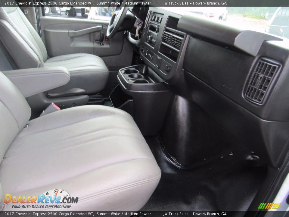 2017 Chevrolet Express 2500 Cargo Extended WT Summit White / Medium Pewter Photo #17