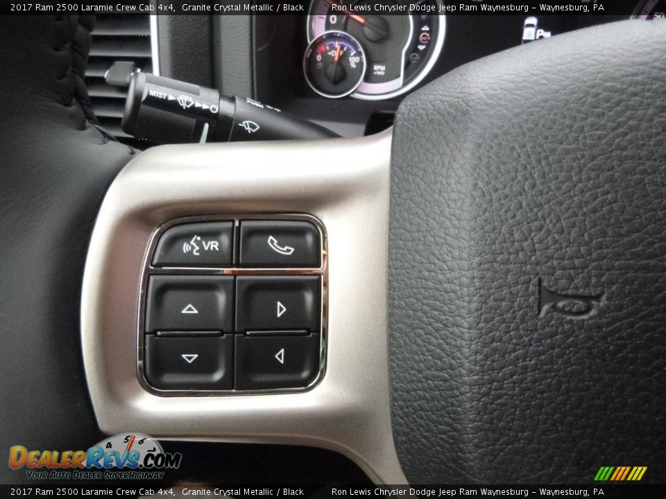 2017 Ram 2500 Laramie Crew Cab 4x4 Granite Crystal Metallic / Black Photo #20