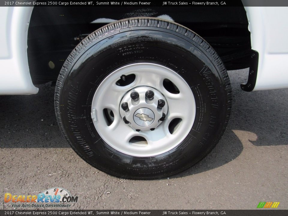 2017 Chevrolet Express 2500 Cargo Extended WT Summit White / Medium Pewter Photo #25
