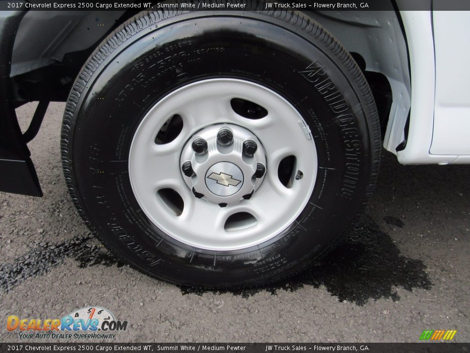 2017 Chevrolet Express 2500 Cargo Extended WT Summit White / Medium Pewter Photo #27