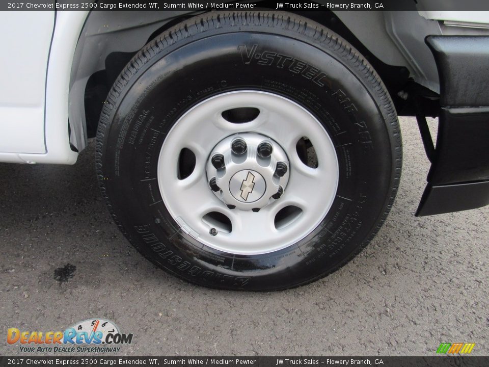 2017 Chevrolet Express 2500 Cargo Extended WT Summit White / Medium Pewter Photo #29