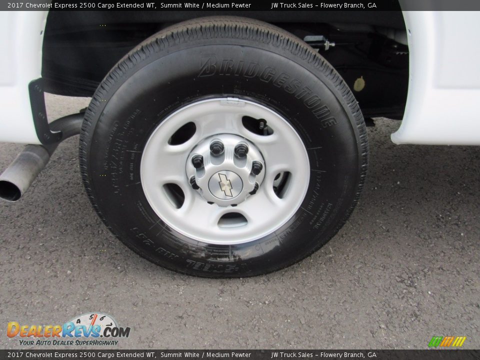 2017 Chevrolet Express 2500 Cargo Extended WT Summit White / Medium Pewter Photo #31