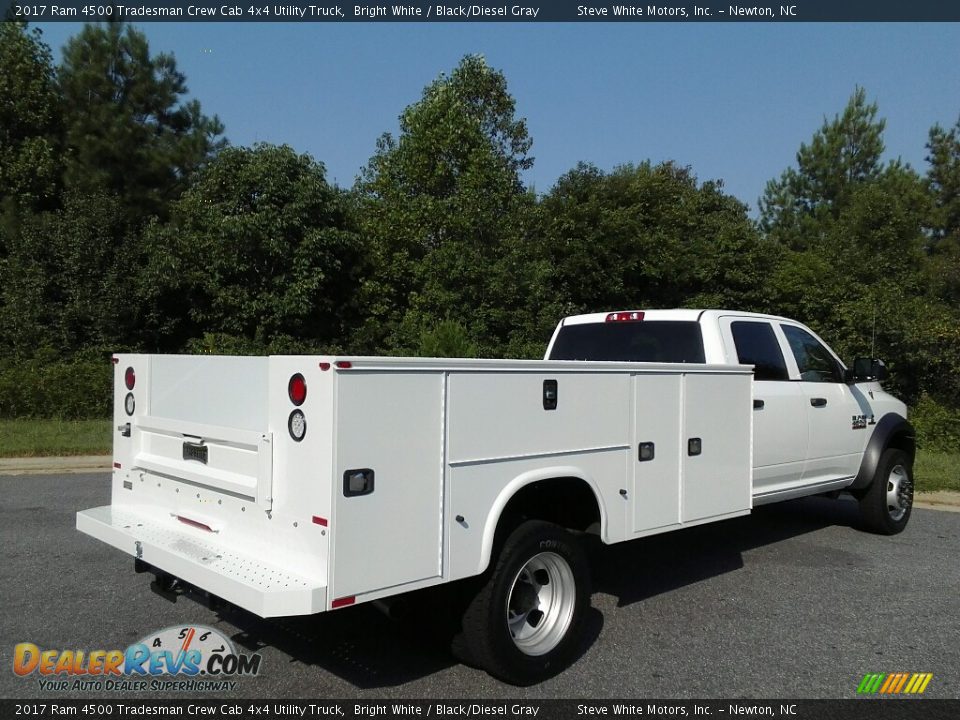 2017 Ram 4500 Tradesman Crew Cab 4x4 Utility Truck Bright White / Black/Diesel Gray Photo #9