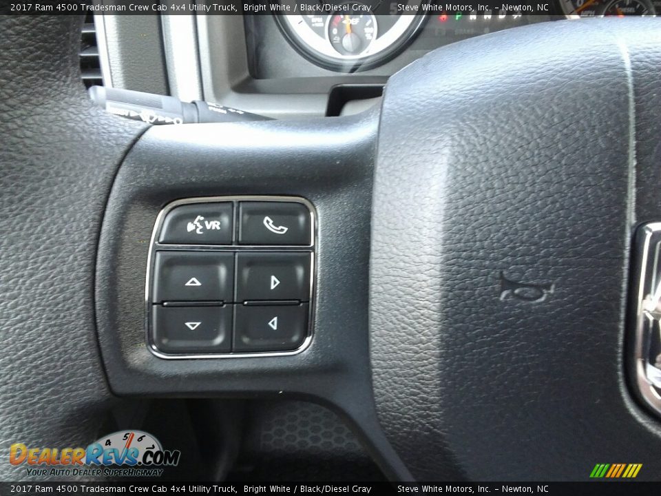 2017 Ram 4500 Tradesman Crew Cab 4x4 Utility Truck Bright White / Black/Diesel Gray Photo #15