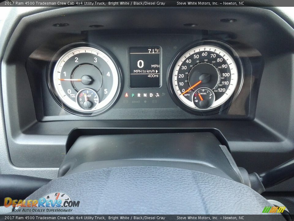 2017 Ram 4500 Tradesman Crew Cab 4x4 Utility Truck Bright White / Black/Diesel Gray Photo #17