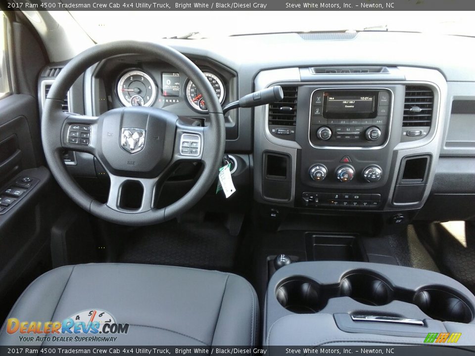 2017 Ram 4500 Tradesman Crew Cab 4x4 Utility Truck Bright White / Black/Diesel Gray Photo #23