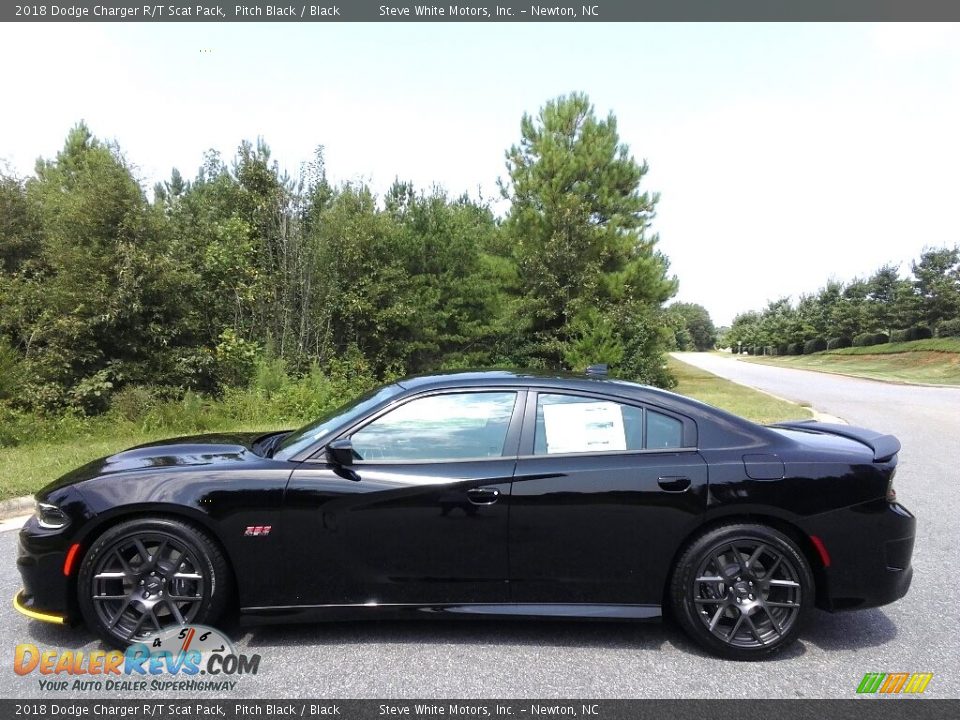 Pitch Black 2018 Dodge Charger R/T Scat Pack Photo #1