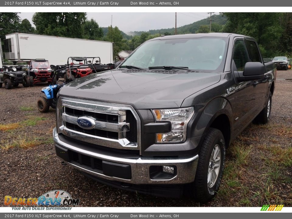 2017 Ford F150 XLT SuperCrew 4x4 Lithium Gray / Earth Gray Photo #3
