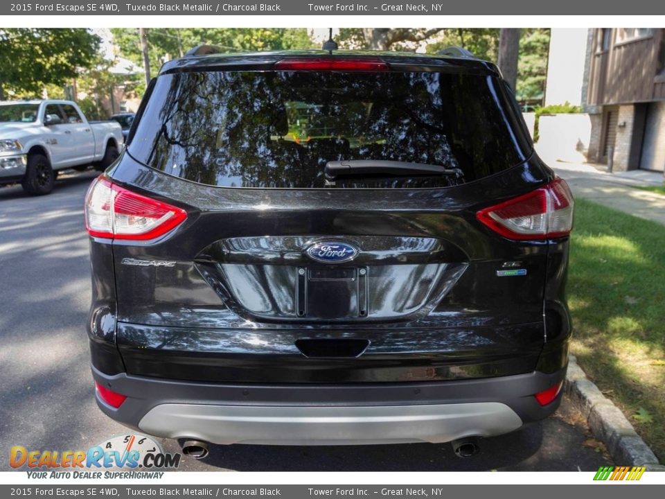 2015 Ford Escape SE 4WD Tuxedo Black Metallic / Charcoal Black Photo #5