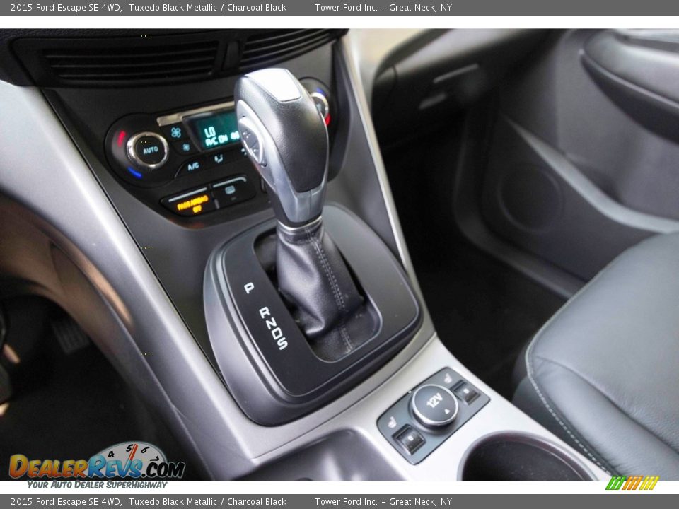 2015 Ford Escape SE 4WD Tuxedo Black Metallic / Charcoal Black Photo #20