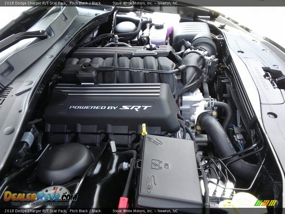 2018 Dodge Charger R/T Scat Pack Pitch Black / Black Photo #35