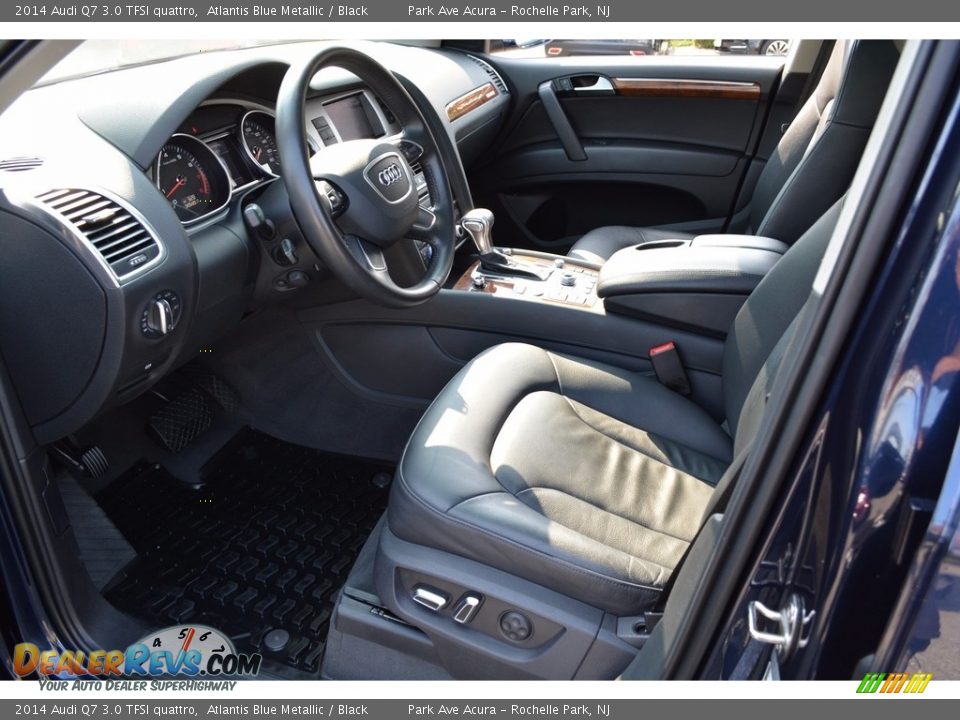 2014 Audi Q7 3.0 TFSI quattro Atlantis Blue Metallic / Black Photo #12