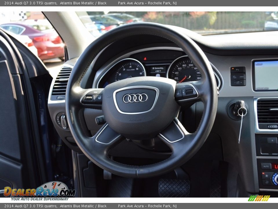 2014 Audi Q7 3.0 TFSI quattro Atlantis Blue Metallic / Black Photo #19