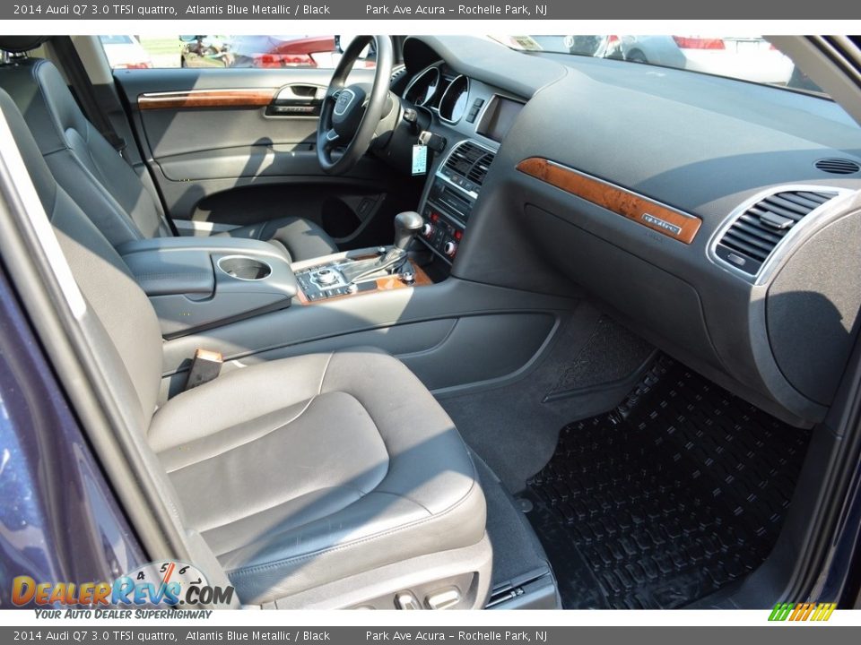 2014 Audi Q7 3.0 TFSI quattro Atlantis Blue Metallic / Black Photo #28