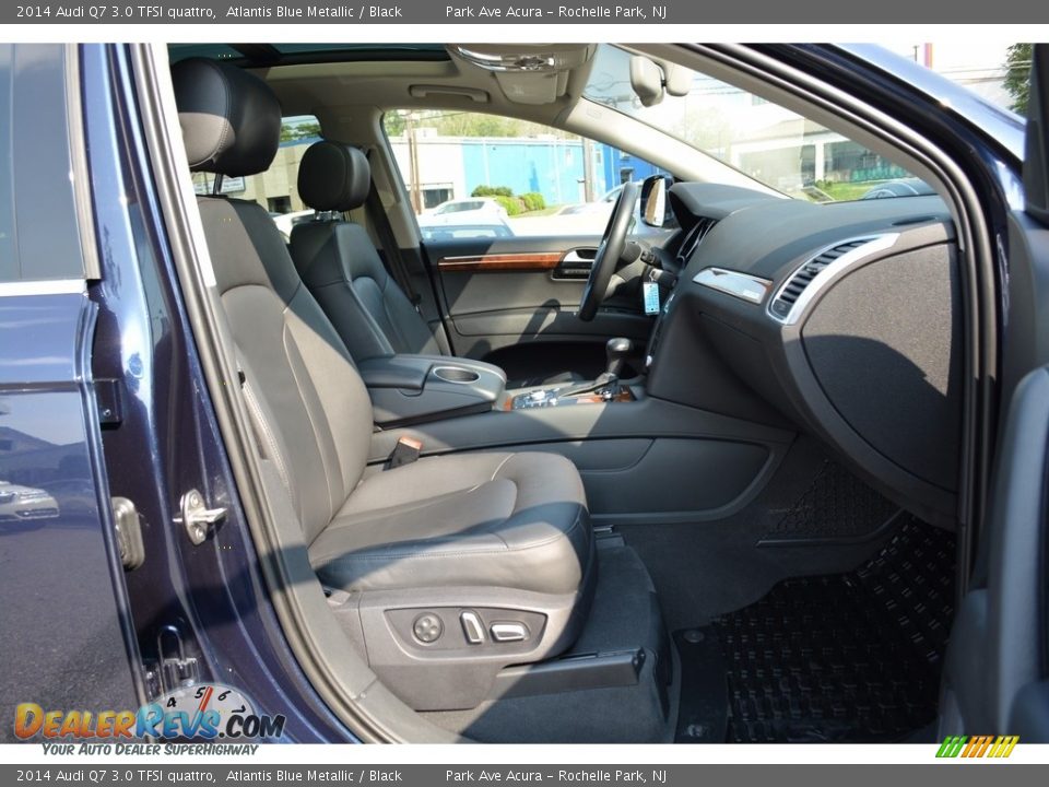 2014 Audi Q7 3.0 TFSI quattro Atlantis Blue Metallic / Black Photo #29