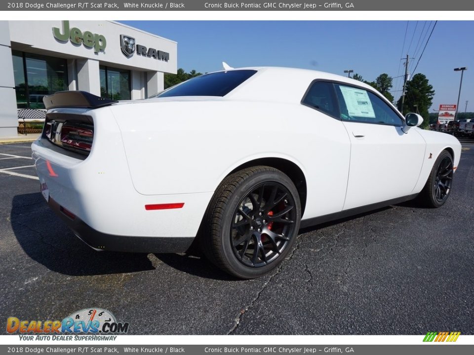 2018 Dodge Challenger R/T Scat Pack White Knuckle / Black Photo #7