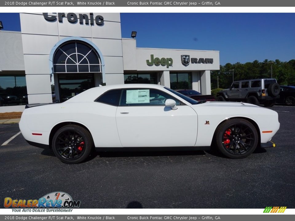 2018 Dodge Challenger R/T Scat Pack White Knuckle / Black Photo #8