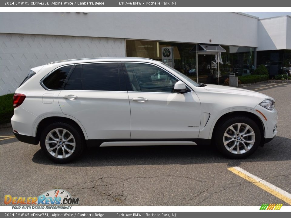 2014 BMW X5 xDrive35i Alpine White / Canberra Beige Photo #2