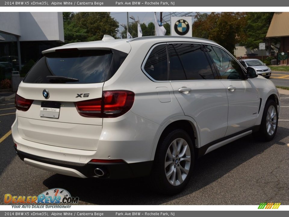 2014 BMW X5 xDrive35i Alpine White / Canberra Beige Photo #3