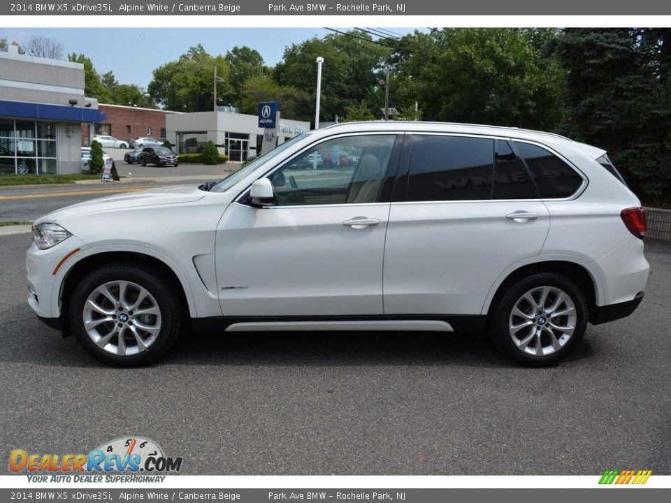 2014 BMW X5 xDrive35i Alpine White / Canberra Beige Photo #5