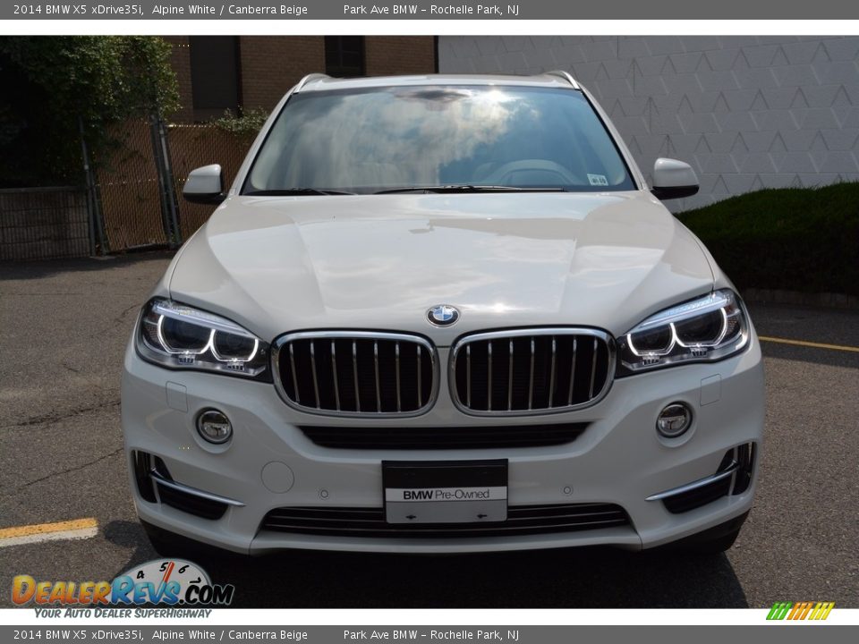 2014 BMW X5 xDrive35i Alpine White / Canberra Beige Photo #7