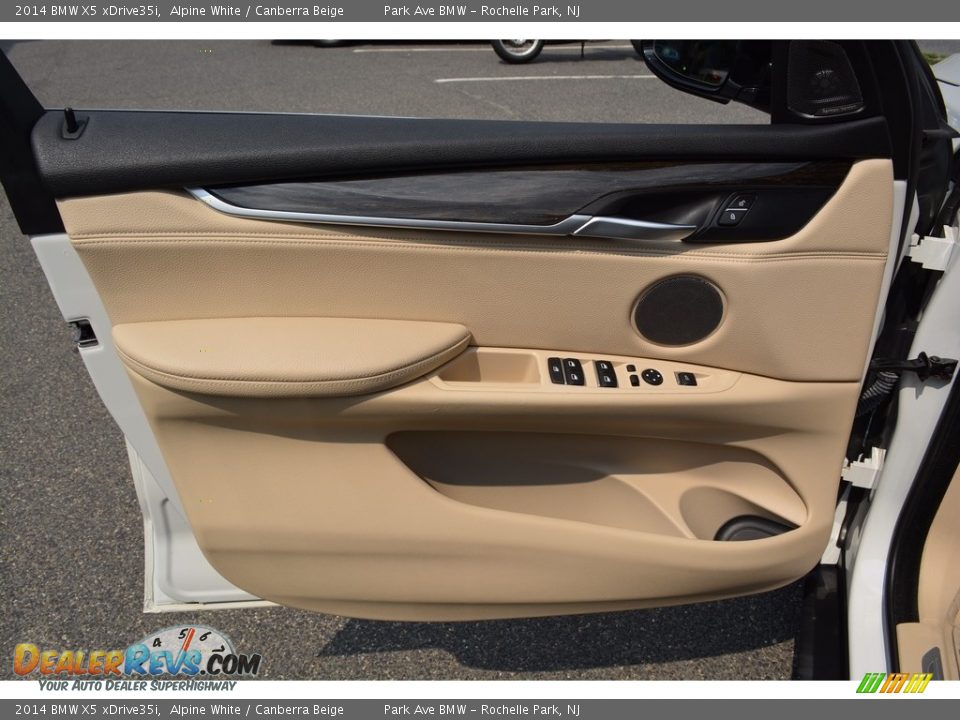 2014 BMW X5 xDrive35i Alpine White / Canberra Beige Photo #8
