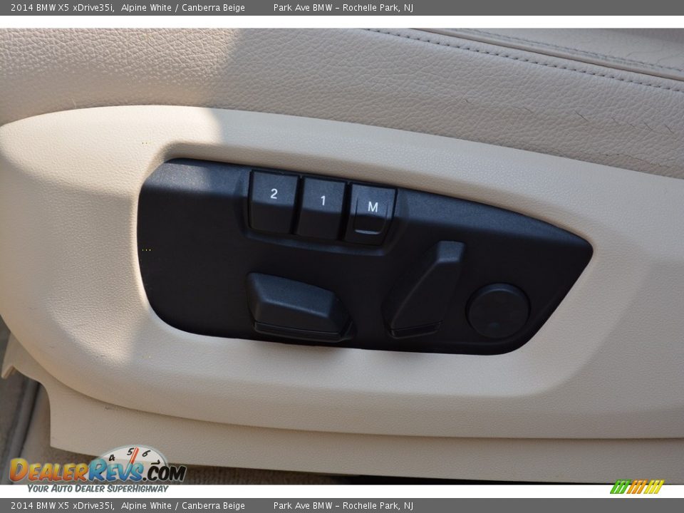 2014 BMW X5 xDrive35i Alpine White / Canberra Beige Photo #12