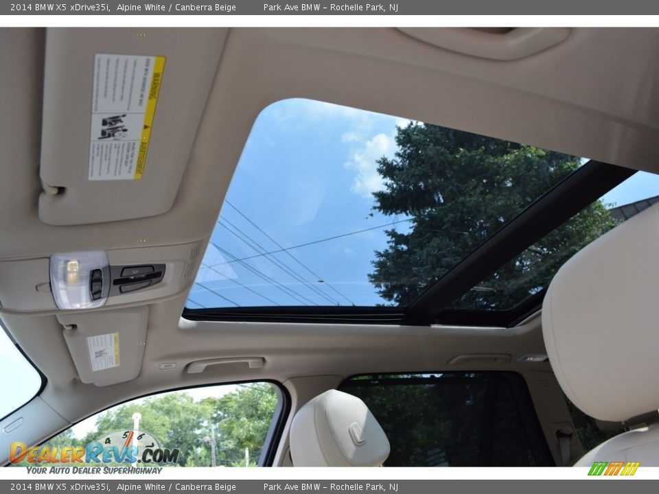 2014 BMW X5 xDrive35i Alpine White / Canberra Beige Photo #14