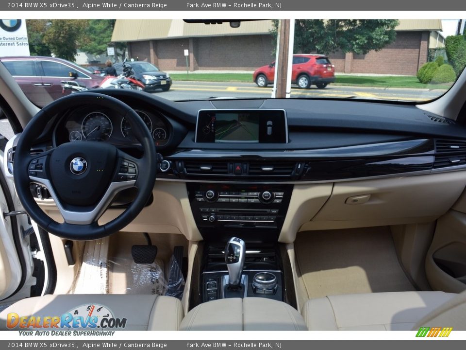 2014 BMW X5 xDrive35i Alpine White / Canberra Beige Photo #15